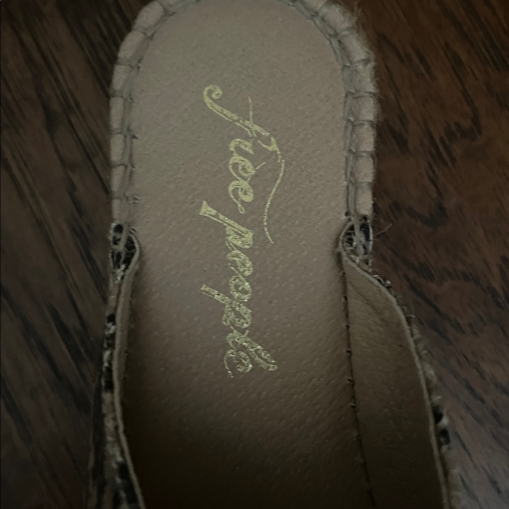 Free People Animal Print Espadrille Flats - Picture 2 of 4